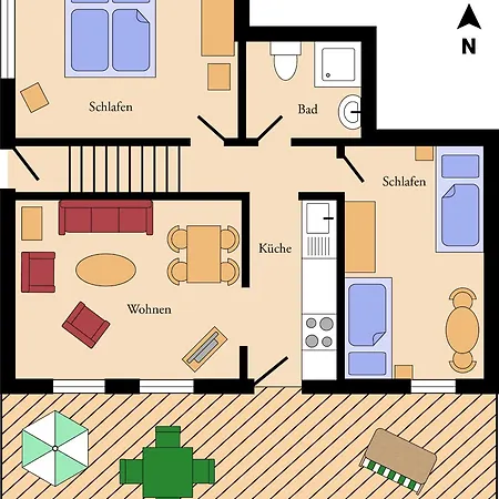 Ferienwohnung-kornkammer Presen